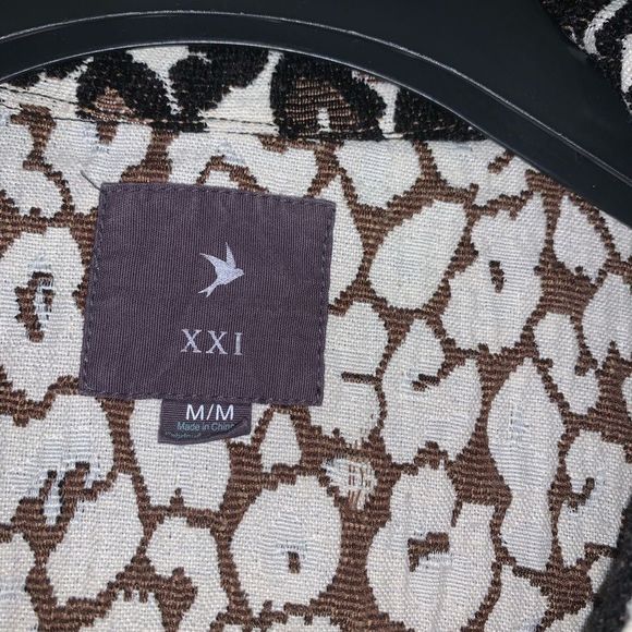 XXI leopard‎ print jacket, size medium - Picture 5 of 13
